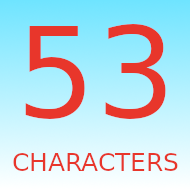 53 Characters