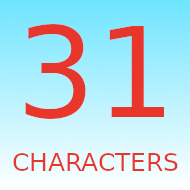 31 Characters