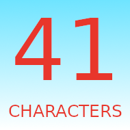 41 Characters