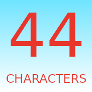 44 Characters