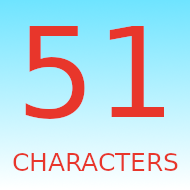 51 Characters