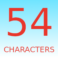 54 Characters