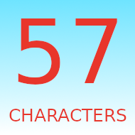 57 Characters