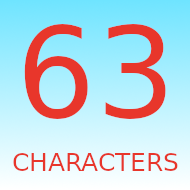 63 Characters