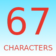 67 Characters