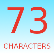 73 Characters
