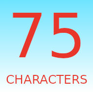 75 Characters