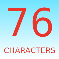 76 Characters